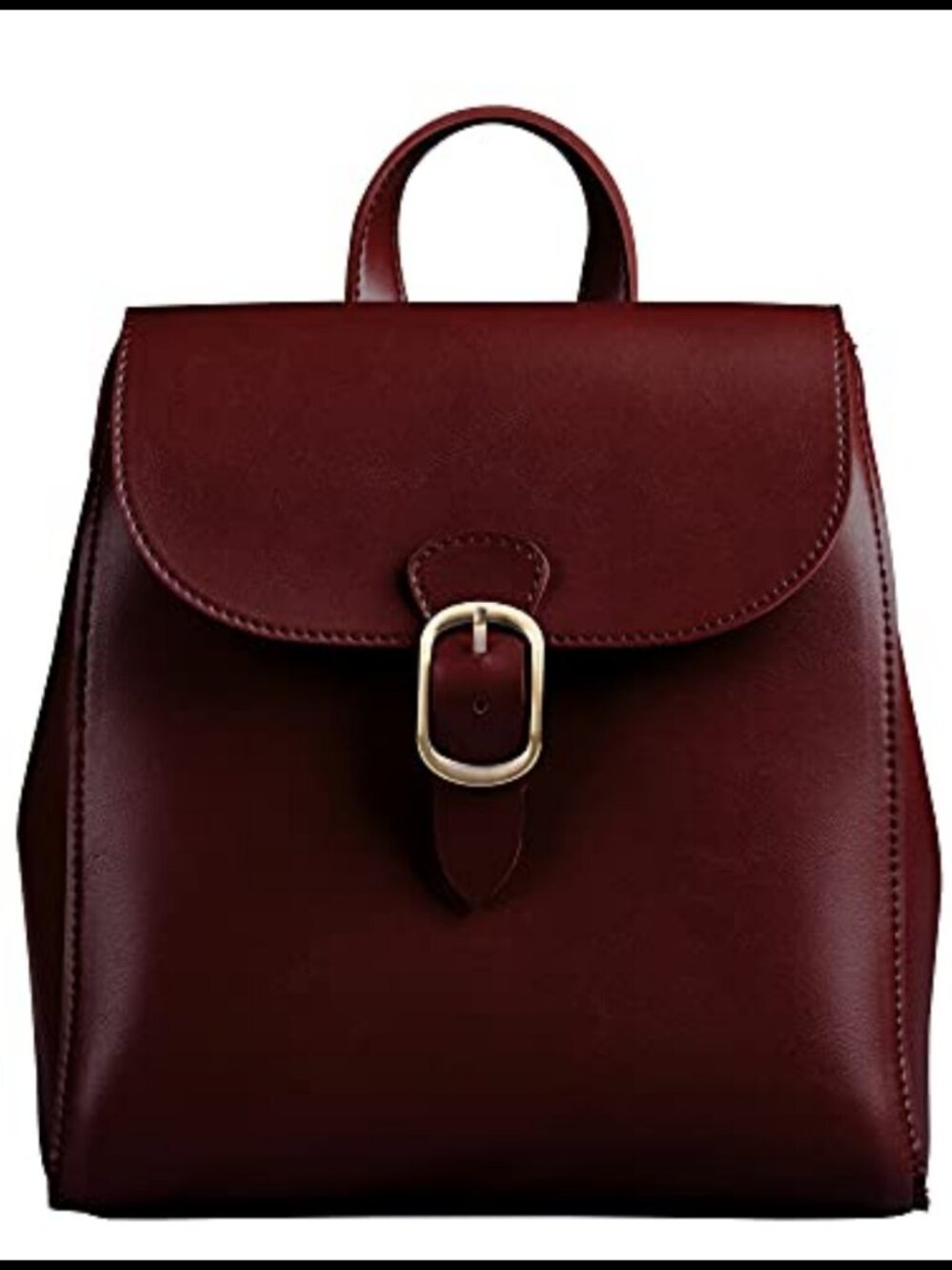 Vegan Leather Convertible Backpack Crossbody Clutch 3-Way Faux Leather Daypack